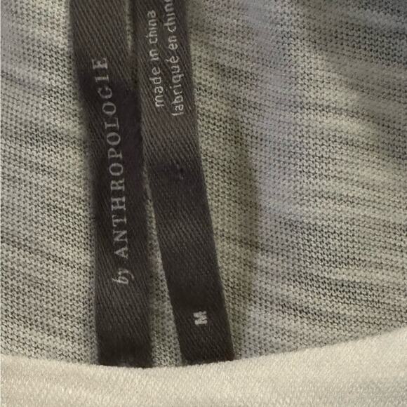 ANTHROPOLOGY PEACOCK TIED SLEEVES PULLOVER TOP M - Picture 6 of 13